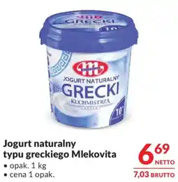 Makro Jogurt naturalny typu greckiego Mlekovita oferta