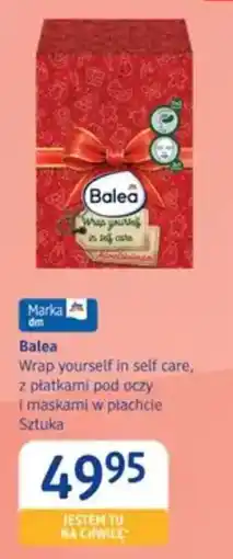 dm drogerie markt Balea Wrap yourself in self care, z płatkami pod oczy i maskami w plachcie Sztuka oferta