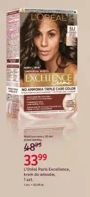 Rossmann Krem do włosów L'Oréal Paris Excellence 5U oferta