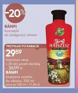 SuperPharm Klasyczna wcierka do włosów Bánfi oferta