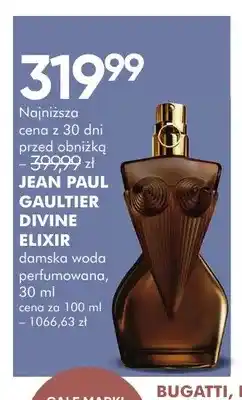 SuperPharm Woda perfumowana damska Jean Paul Gaultier Divine Elixir oferta