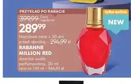 SuperPharm Damska woda perfumowana Rabanne Million Red oferta