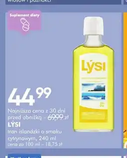 SuperPharm Tran islandzki o smaku cytrynowym Lýsi oferta