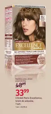 Rossmann Krem do włosów L'Oréal Paris Excellence 6U oferta