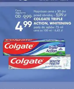 SuperPharm Pasta do zębów Colgate Triple Action oferta