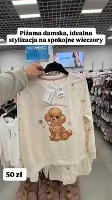 Pepco Piżama damska Sweet Dreams oferta
