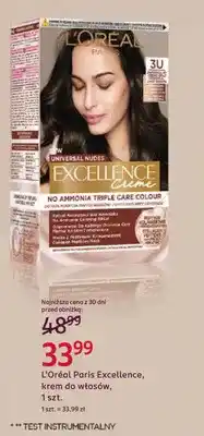 Rossmann Krem do włosów L'Oréal Paris Excellence 3U oferta
