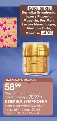 SuperPharm Krem przeciwzmarszczkowy na dzień i na noc Dermika Symphonia oferta