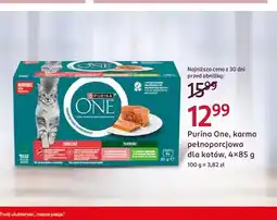 Rossmann Karma pełnoporcjowa dla kotów Purina One 4-pak oferta