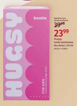 Rossmann Woda toaletowa dla dzieci Hugsy oferta
