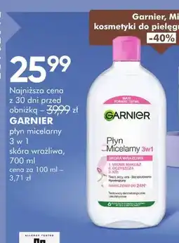 SuperPharm Płyn micelarny 3 w 1 skóra wrażliwa Garnier oferta