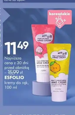 SuperPharm Krem do rąk Fresh Pink Peach Esfolio oferta