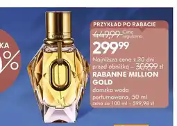SuperPharm Damska woda perfumowana Rabanne Million Gold oferta