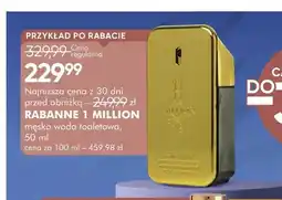 SuperPharm Męska woda toaletowa Rabanne 1 Million oferta