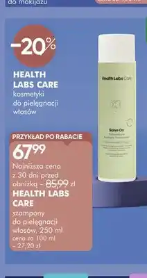 SuperPharm Szampony do pielęgnacji włosów Health Labs Care oferta