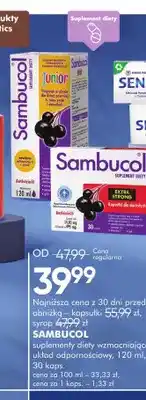 SuperPharm Suplement diety wzmacniający układ odpornościowy Junior Sambucol oferta