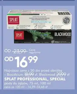 SuperPharm Pasty do zębów Splat Professional, Special oferta