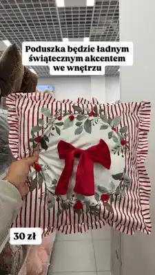 Pepco Poduszka dekoracyjna świąteczna oferta