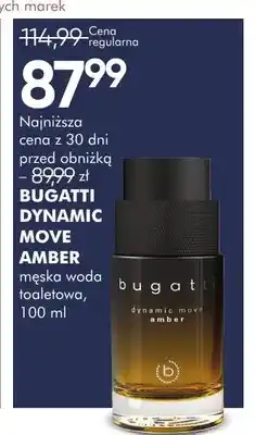 SuperPharm Woda toaletowa męska Bugatti Dynamic Move Amber oferta