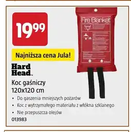 Jula Koc gaśniczy Hard Head 120x120 cm oferta