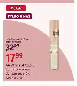 Rossmann Korektor-serum do twarzy AA Wings of Color oferta