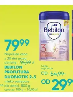 SuperPharm Mleko zastępcze dla dzieci Profutura Duobiotik 2-5 Bebilon oferta