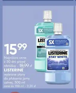 SuperPharm Płyn do płukania jamy ustnej Listerine oferta