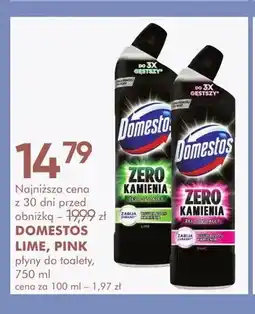 SuperPharm Płyn do toalety Domestos Zero Kamienia Lime oferta
