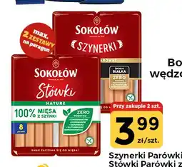 Społem Częstochowa Stówki parówki z szynki 2-pak Sokołów oferta