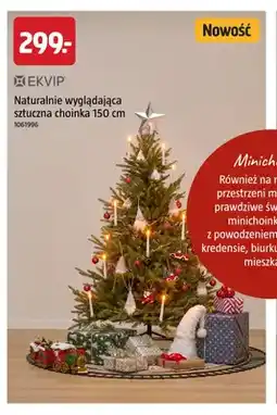 Jula Naturalnie wyglądająca sztuczna choinka 150 cm Ekvip oferta