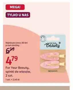 Rossmann Spinki do włosów For Your Beauty oferta