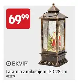 Jula Latarnia z mikołajem LED 28 cm Ekvip oferta