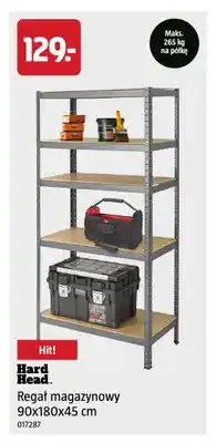 Jula Regał magazynowy 90x180x45 cm Hard Head oferta