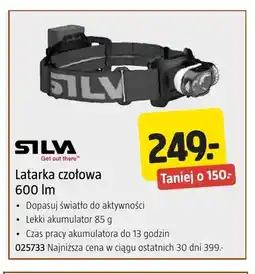 Jula Latarka czołowa 600lm Silva oferta