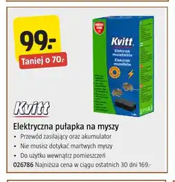 Jula Elektryczna pułapka na myszy Kvitt oferta