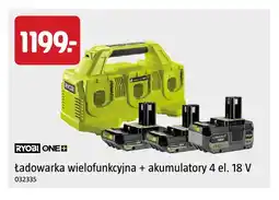 Jula Ładowarka wielofunkcyjna + akumulatory 4 el. Ryobi oferta