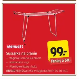 Jula Suszarka na pranie Menuett oferta