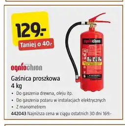 Jula Gaśnica proszkowa 4 kg Ogniochron oferta