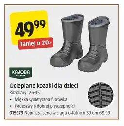 Jula Ocieplane kozaki dla dzieci Kayoba Outdoor oferta