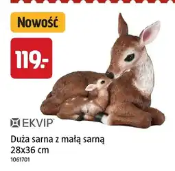 Jula Duża sarna z małą sarną 28x36 cm Ekvip oferta