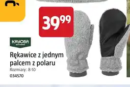 Jula Rękawice z jednym palcem z polaru Kayoba Outdoor oferta