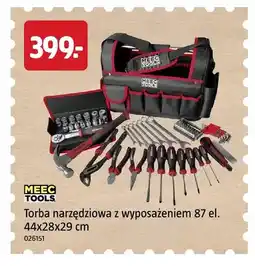 Jula Torba narzędziowa z wyposażeniem 87 el. 44x28x29 cm Meec Tools oferta
