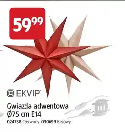 Jula Gwiazda adwentowa Ø75 cm E14 Ekvip oferta