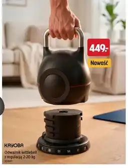 Jula Odważnik kettlebell z regulacją 2-20 kg Kayoba oferta