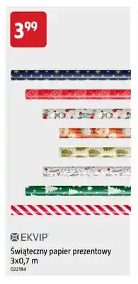 Jula Świąteczny papier prezentowy 3x0,7 m Ekvip oferta