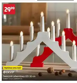 Jula Świecznik adwentowy LED 30 cm Ekvip oferta