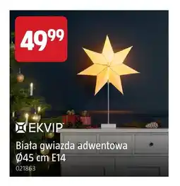Jula Biała gwiazda adwentowa Ø45 cm E14 Ekvip oferta