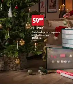 Jula Pudełko do przechowywania ozdób choinkowych 34x34 cm Ekvip oferta