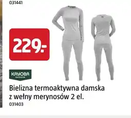 Jula Bielizna termoaktywna damska z wełny merynosów 2 el. Kayoba Outdoor oferta