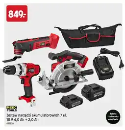 Jula Zestaw narzędzi akumulatorowych 7 el. Meec Tools oferta